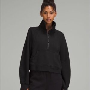 Lululemon Athletica Black Quarter-Zip Sweatshirt